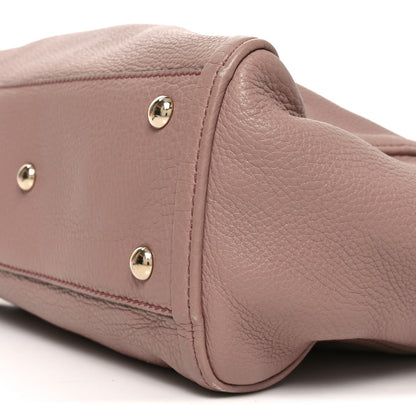 Gucci Pebbled Calfskin Small Soho Shoulder Bag Light Pink 11 of 12
