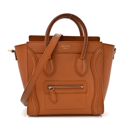 Celine Smooth Calfskin Nano Luggage Light Copper 1 of 14