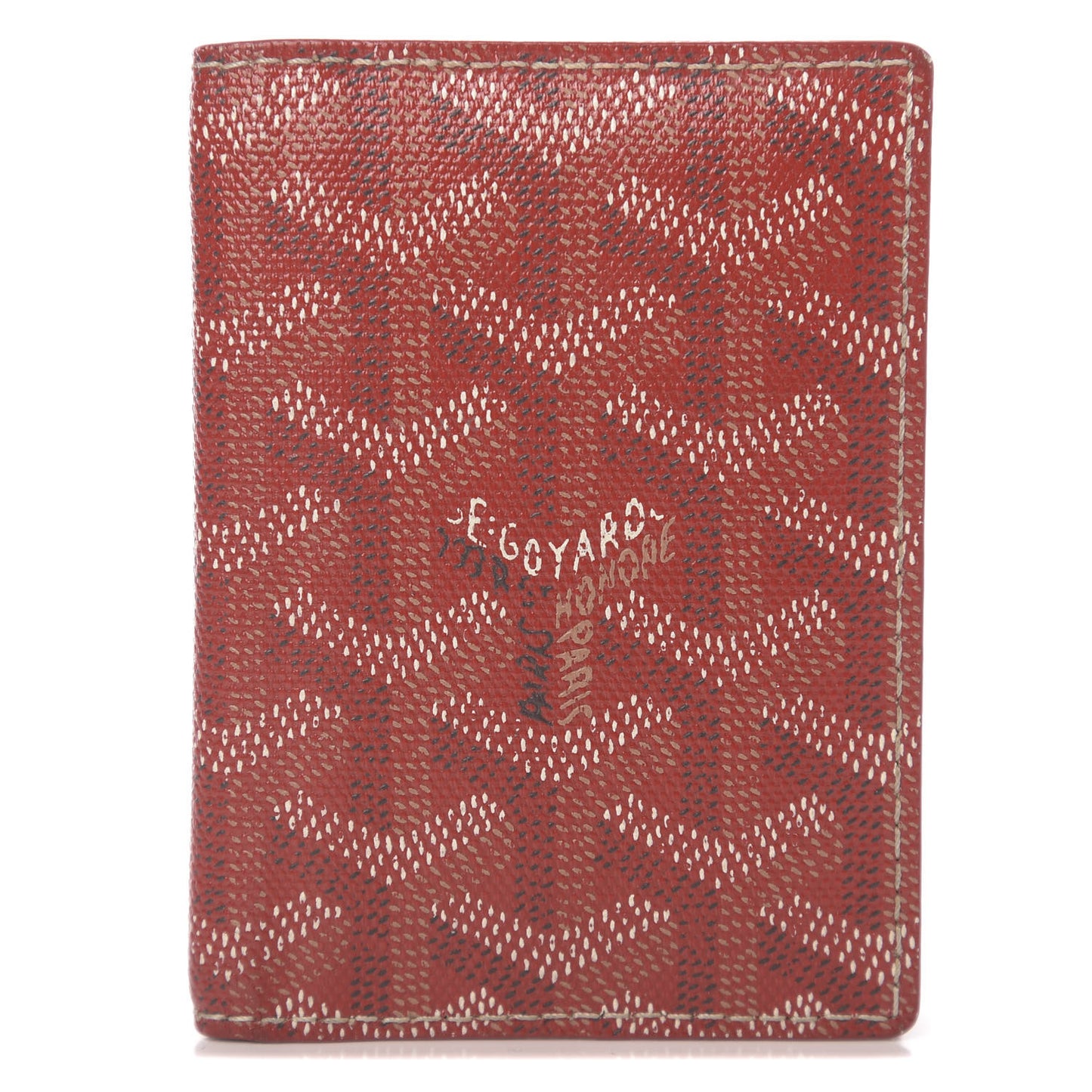 Goyardine Saint Marc Card Holder Red