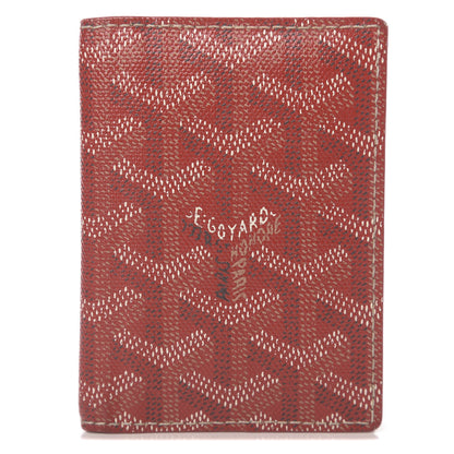 Goyard Goyardine Saint Marc Card Holder Red 1 of 6