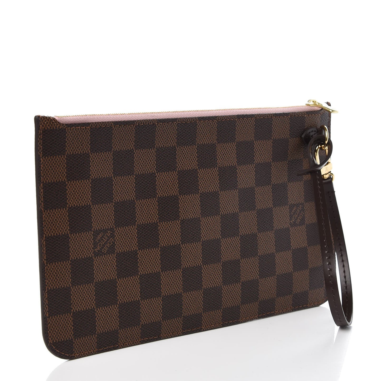 Damier Ebene Neverfull MM GM Pochette Rose Ballerine