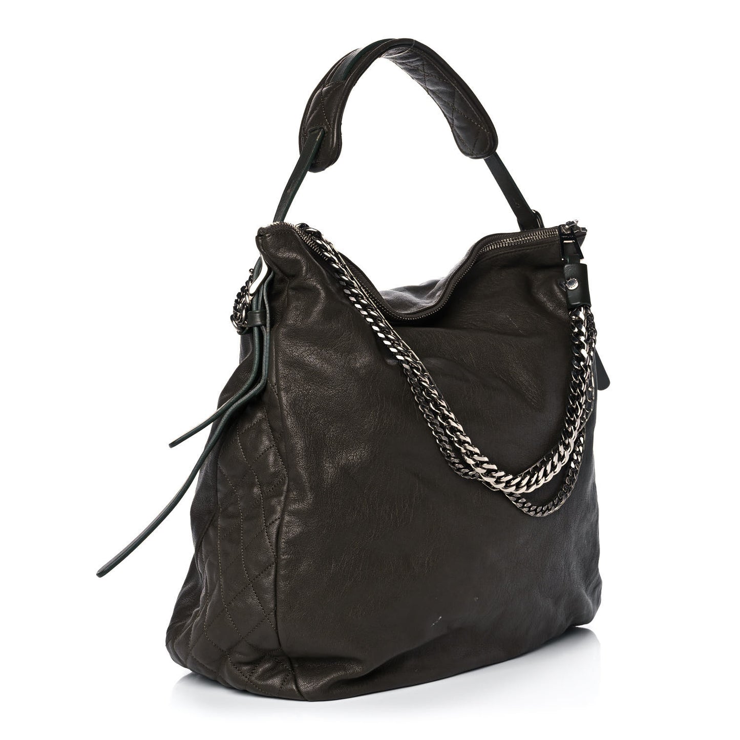 Lambskin Biker Hobo