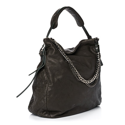 Jimmy Choo Lambskin Biker Hobo 3 of 15