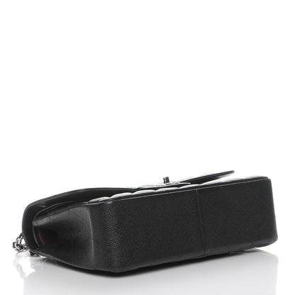 Chanel Caviar Quilted Jumbo Double Flap Black 4 of 7