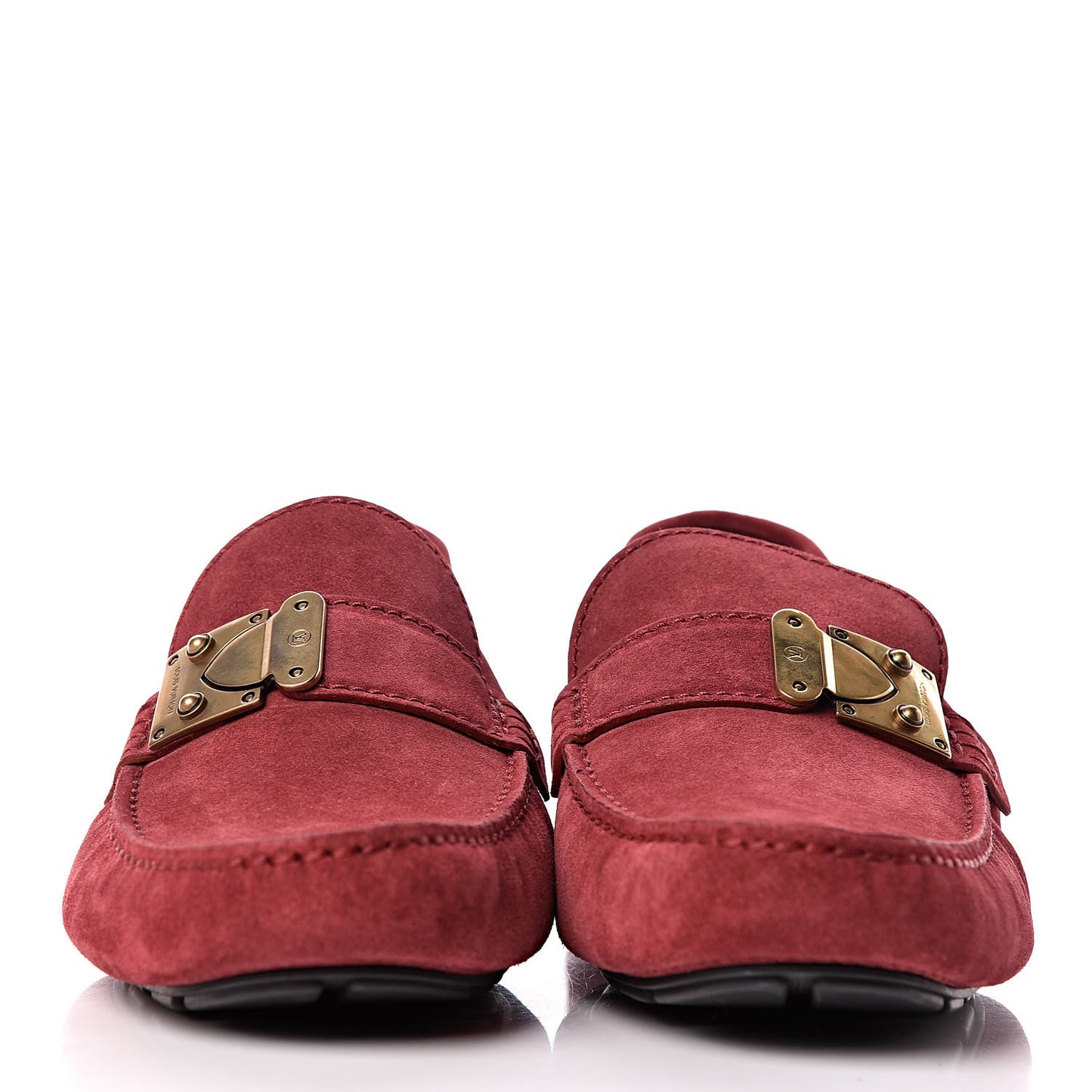 Suede Mens Lombok Mocassin Loafers 7.5 Red