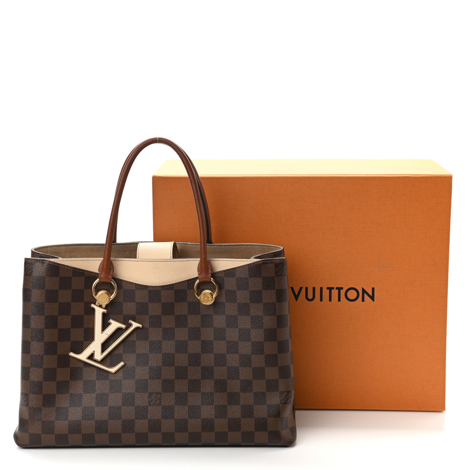 Louis Vuitton Damier Ebene LV Riverside Creme 19 of 19
