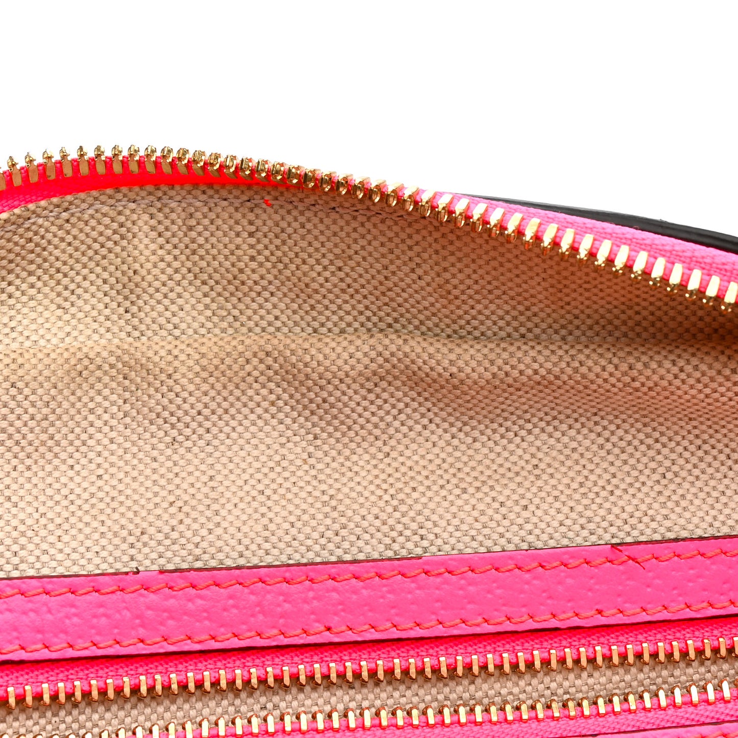 Canvas Flora Floral Shoulder Bag White Fuchsia Fluo
