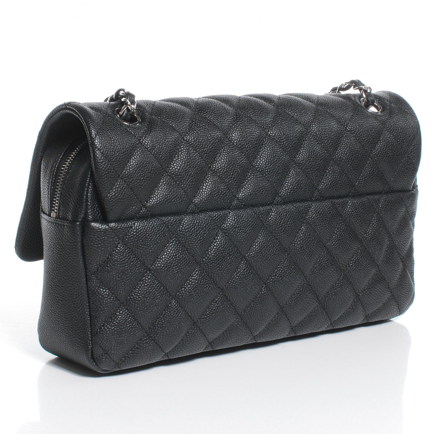 Chanel Caviar Jumbo Easy Flap Black 3 of 8