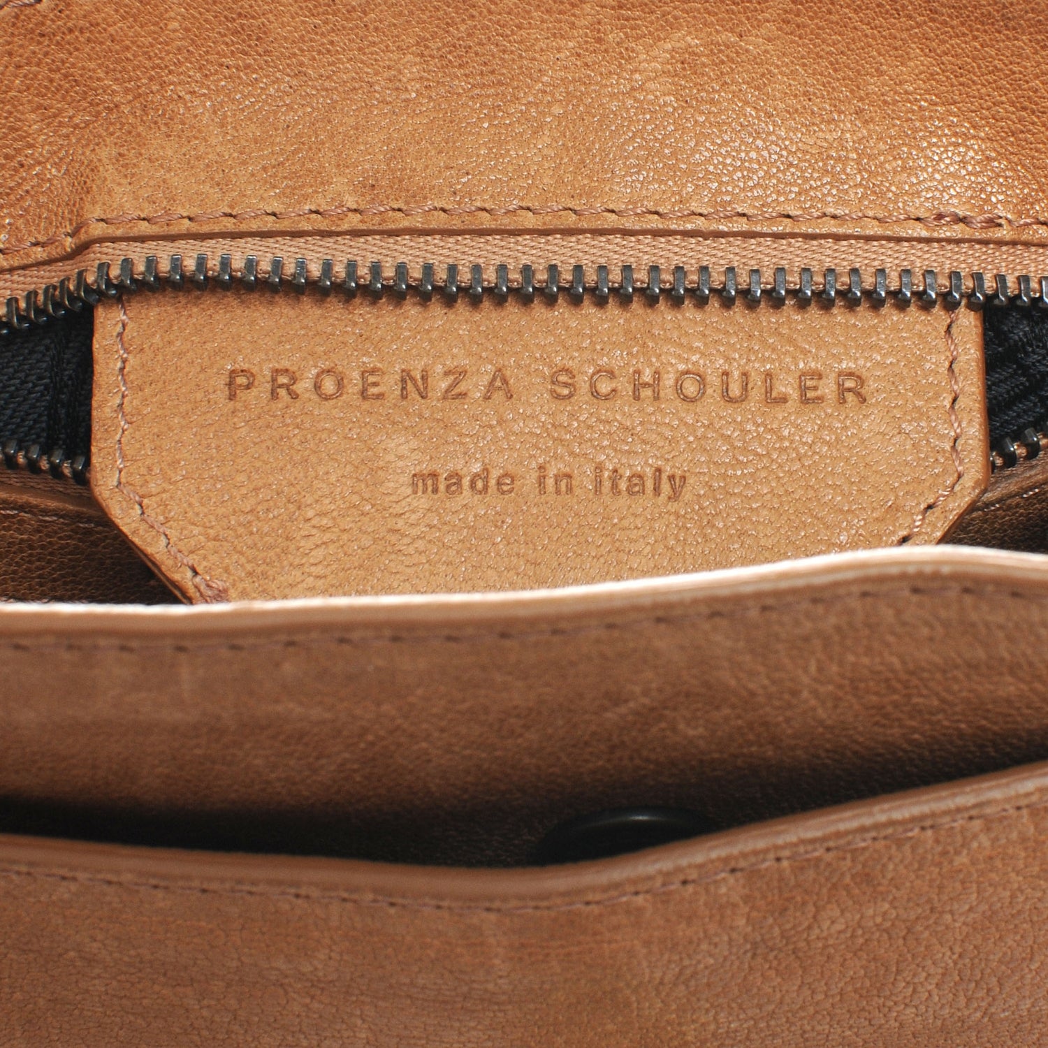 Proenza Schouler Leather PS1 Pouch Messenger Bag Birch 8 of 9
