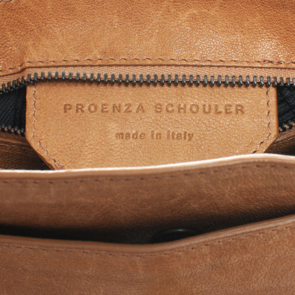 Proenza Schouler Leather PS1 Pouch Messenger Bag Birch 8 of 9