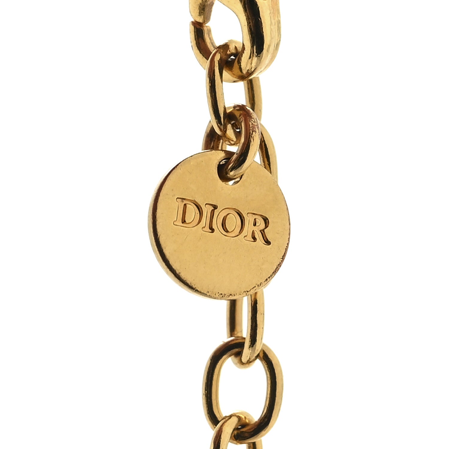 Christian Dior Metal Crystal Dio(r)evolution Star Bracelet Gold 4 of 5