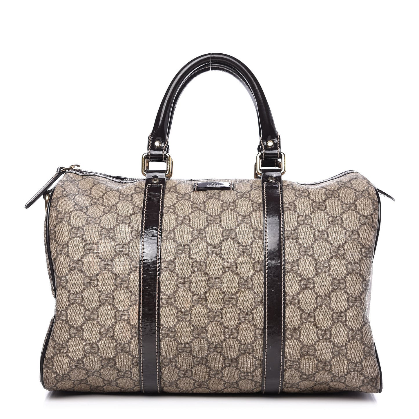 GG Plus Monogram Medium Joy Boston Dark Brown