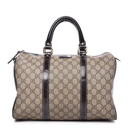 Gucci GG Plus Monogram Medium Joy Boston Dark Brown 1 of 14