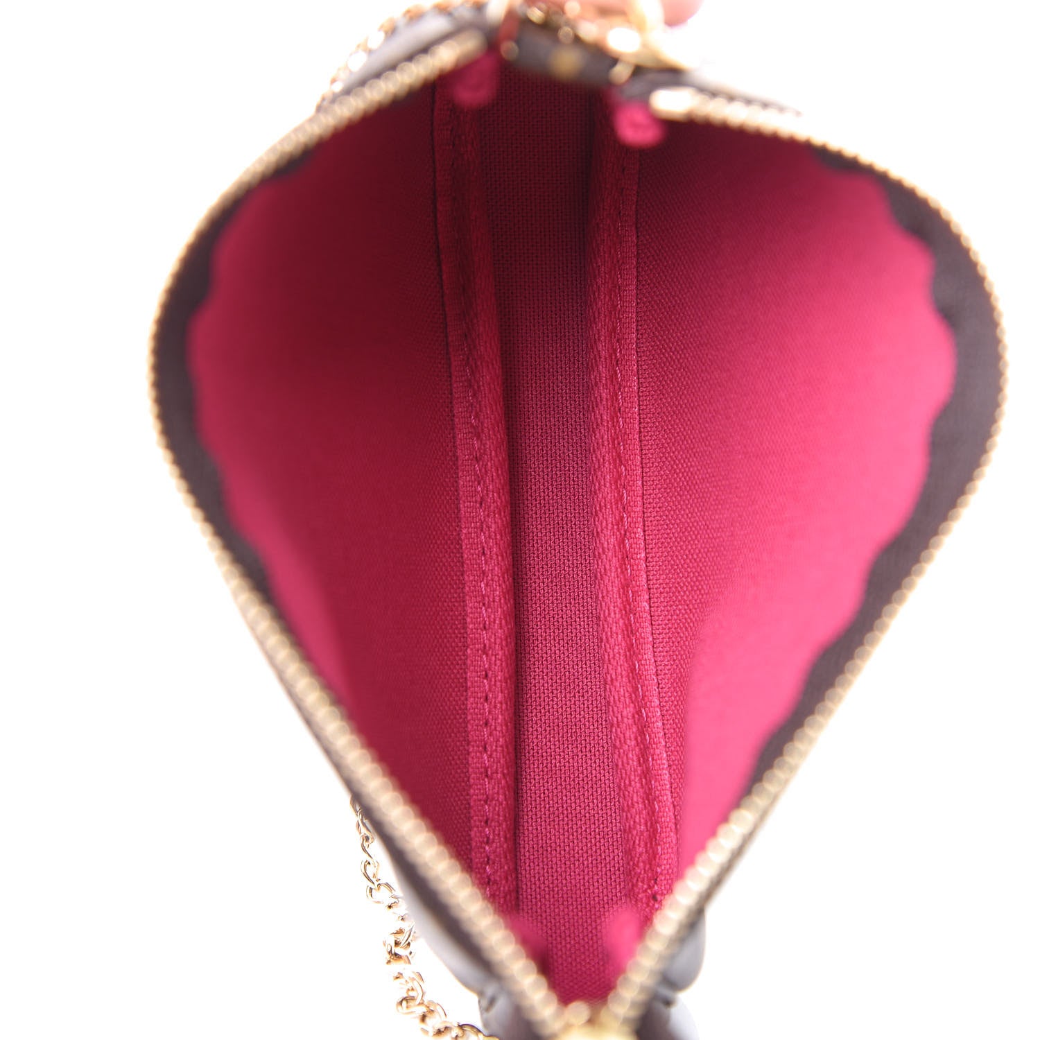 Louis Vuitton Monogram 2020 Christmas Animation Roller Coaster Mini Pochette Accessories Pivoine 5 of 12