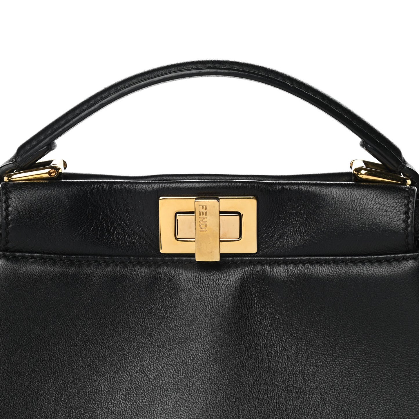 Nappa Mini Peekaboo Iconic Satchel Black