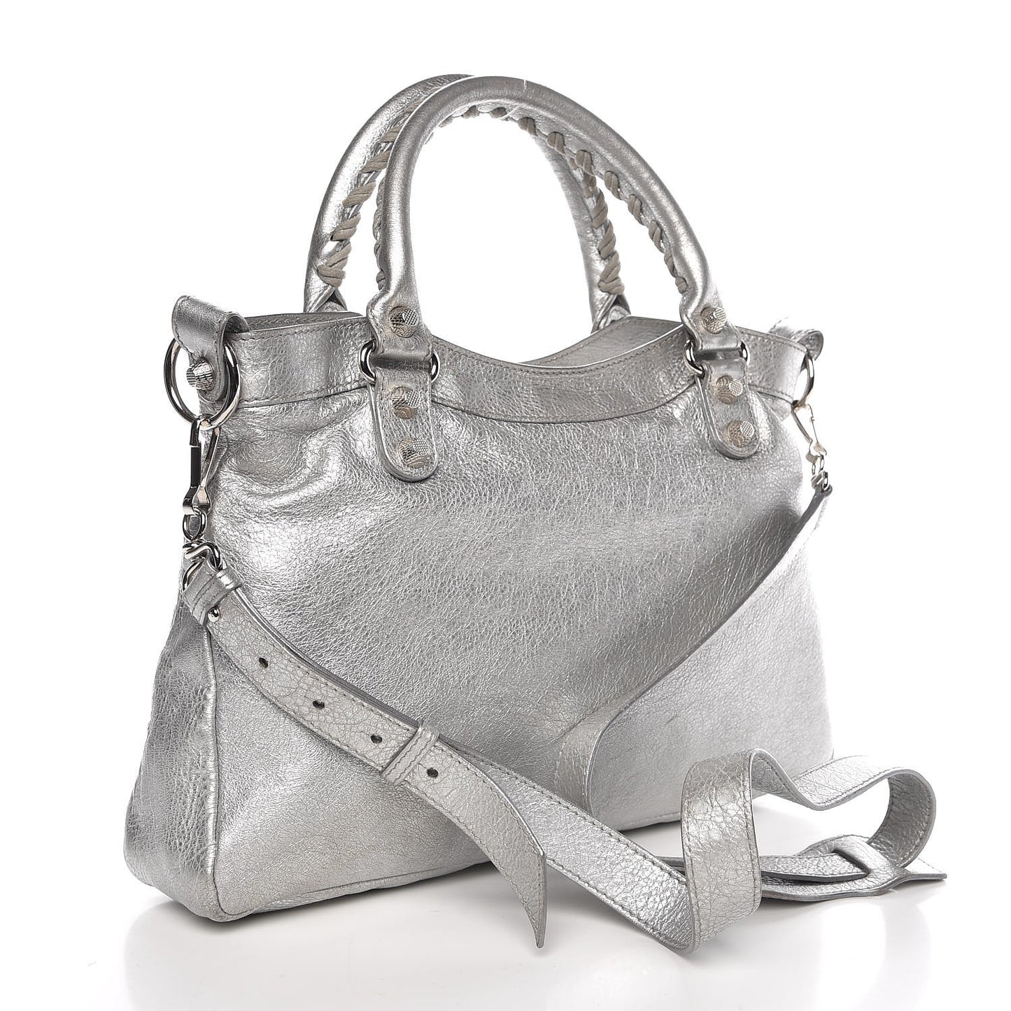 Metallic Agneau Giant 12 Silver Hardware Town Gris Aluminum