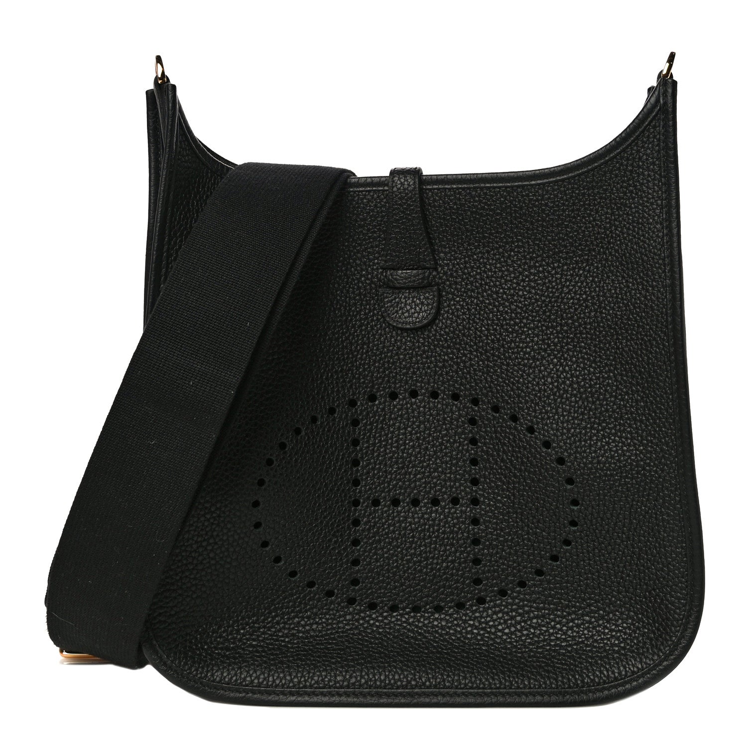 Hermes Taurillon Clemence Evelyne III PM Black 1 of 10