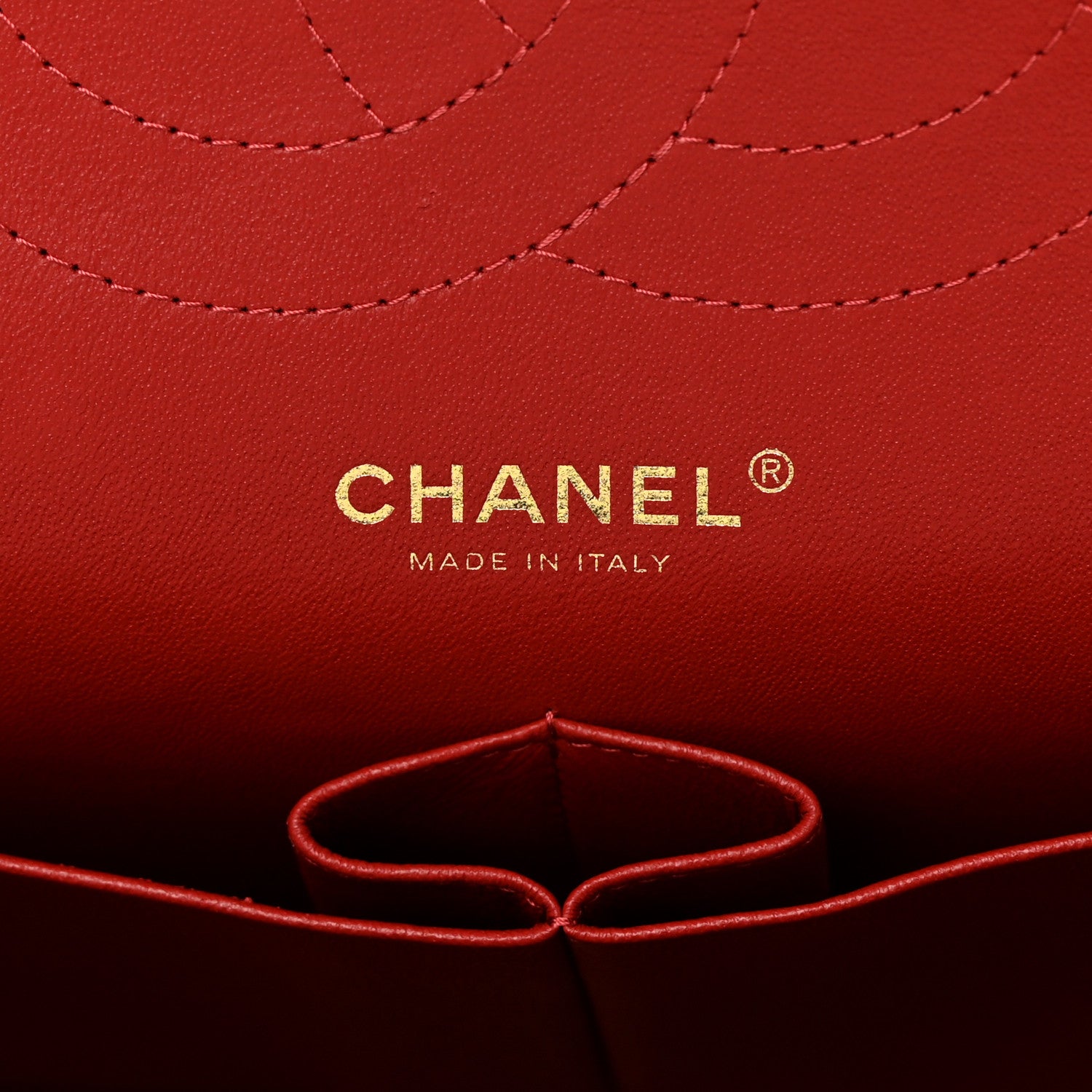 Chanel Caviar Quilted Jumbo Double Flap Red 6 of 13