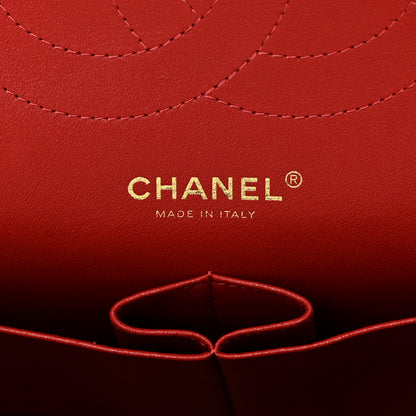 Chanel Caviar Quilted Jumbo Double Flap Red 6 of 13