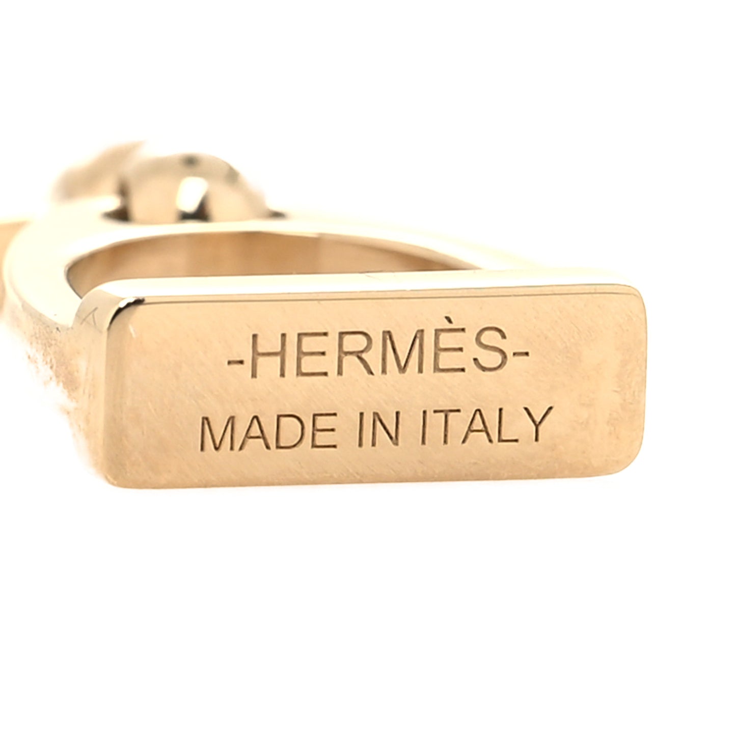 Permabrass Etrier Charm Scarf Ring