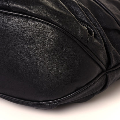 Burberry Lambskin Maggie Soft Knot Hobo Black 11 of 13
