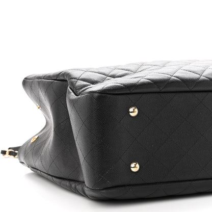 Chanel Caviar Quilted Large Shopping Tote Black 9 of 10