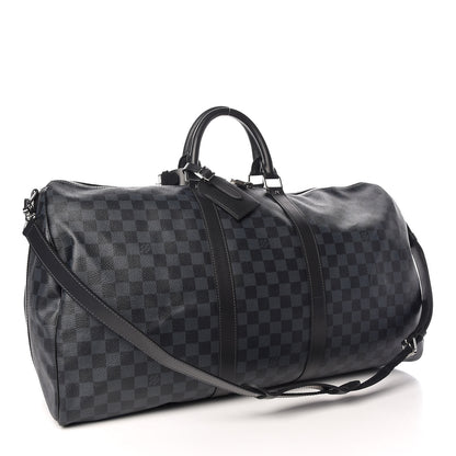 Louis Vuitton Damier Cobalt Keepall Bandouliere 55 3 of 14