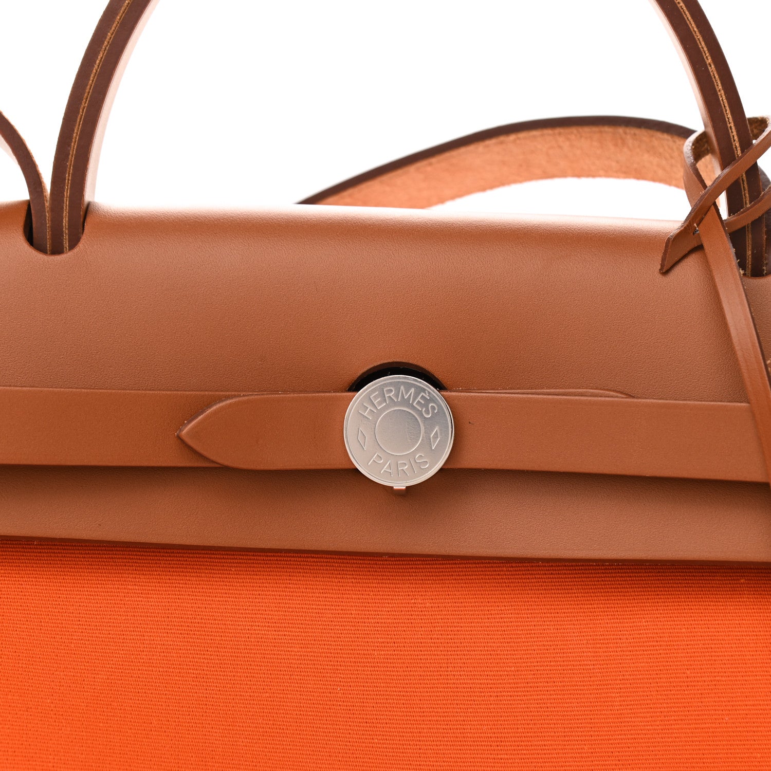 Hermes Toile Vache Hunter Herbag Zip 31 PM Orange 7 of 12