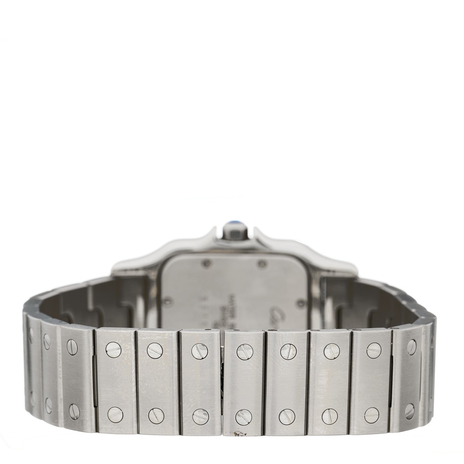 Cartier Stainless Steel 29mm Santos De Cartier Galbee Quartz Watch 3 of 4
