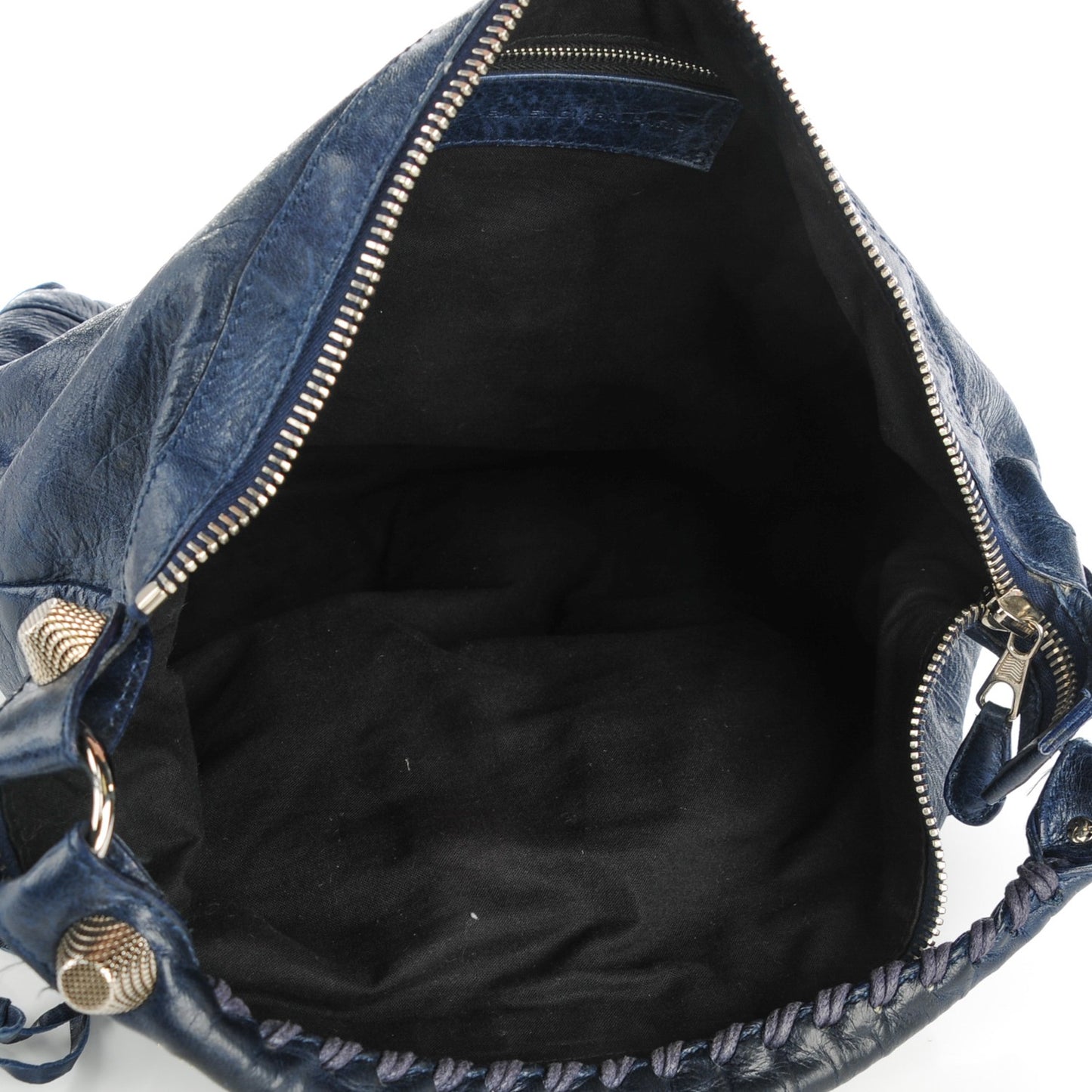 Agneau Giant 21 Silver Hardware Day Hobo Marine