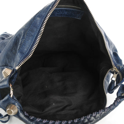 Balenciaga Agneau Giant 21 Silver Hardware Day Hobo Marine 5 of 7