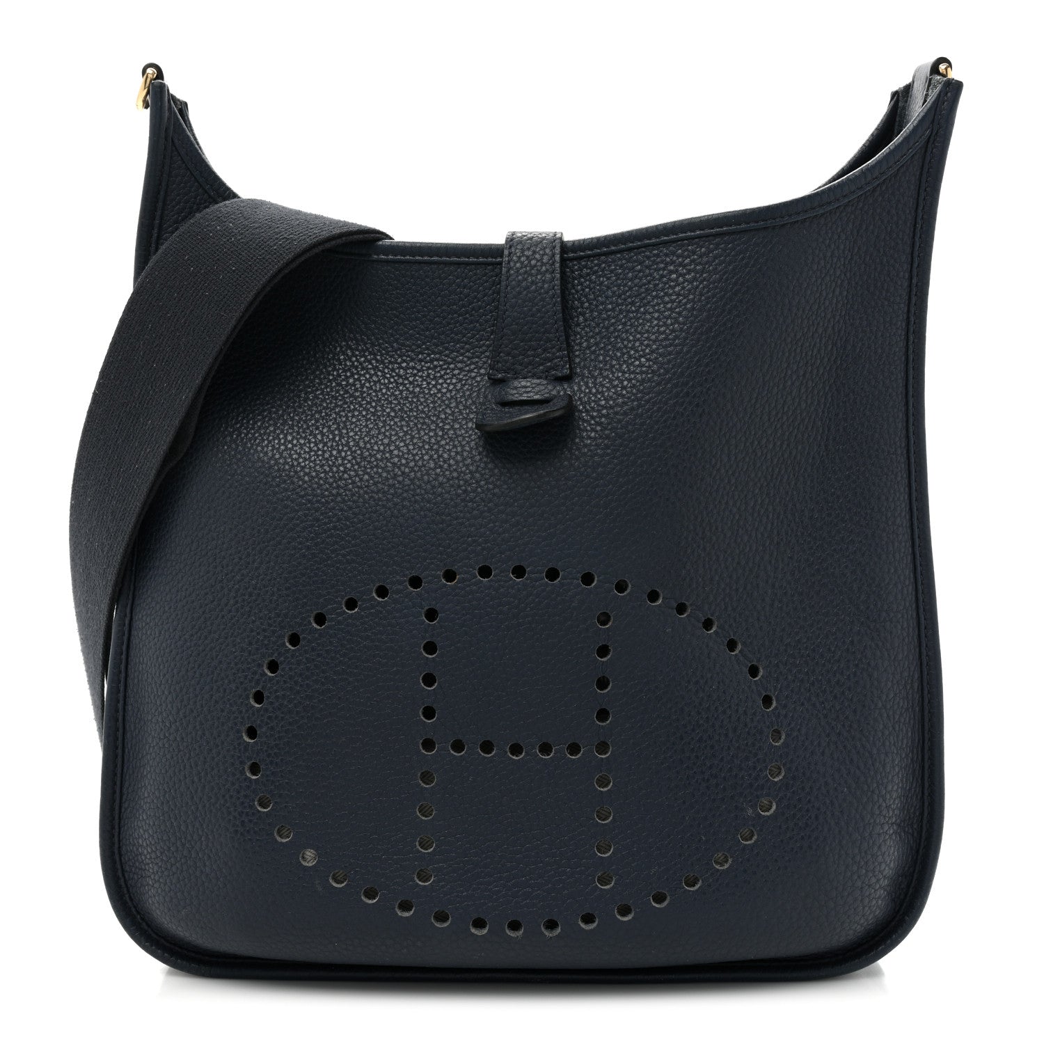 Hermes Taurillon Clemence Evelyne III GM Bleu Nuit 1 of 19