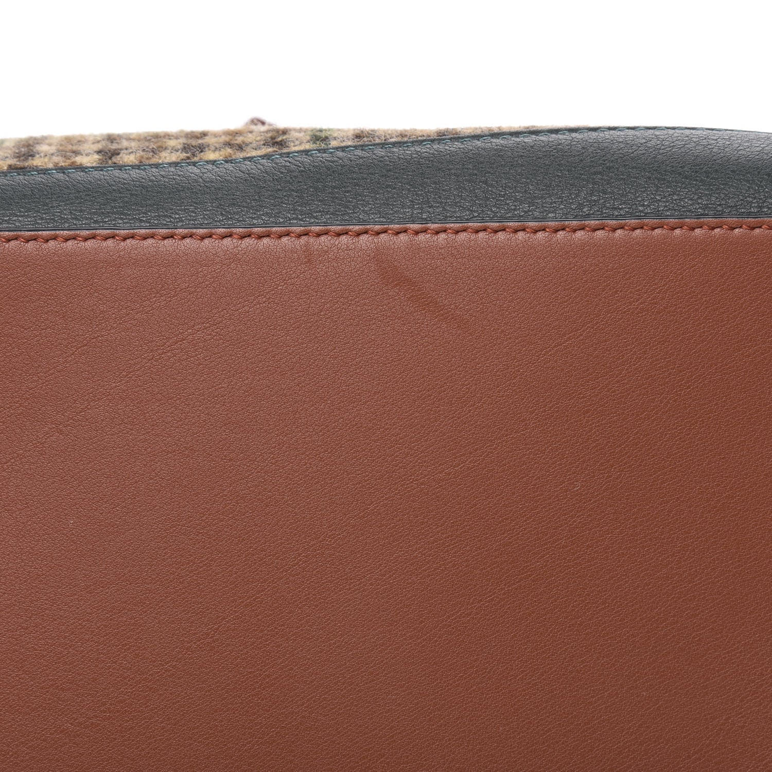 Loewe Tweed Calfskin Medium Puzzle Bag Emerald 8 of 11