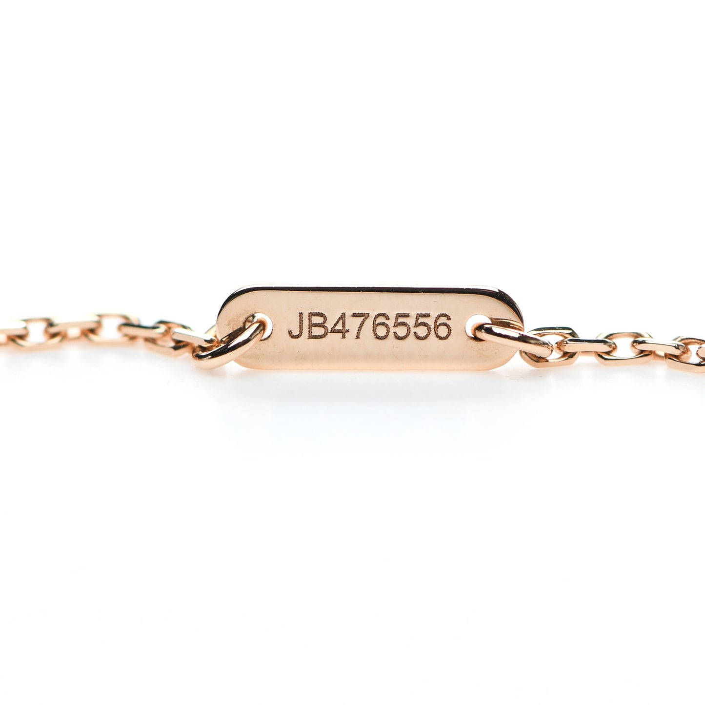 18K Rose Gold Carnelian Sweet Alhambra Pendant Necklace