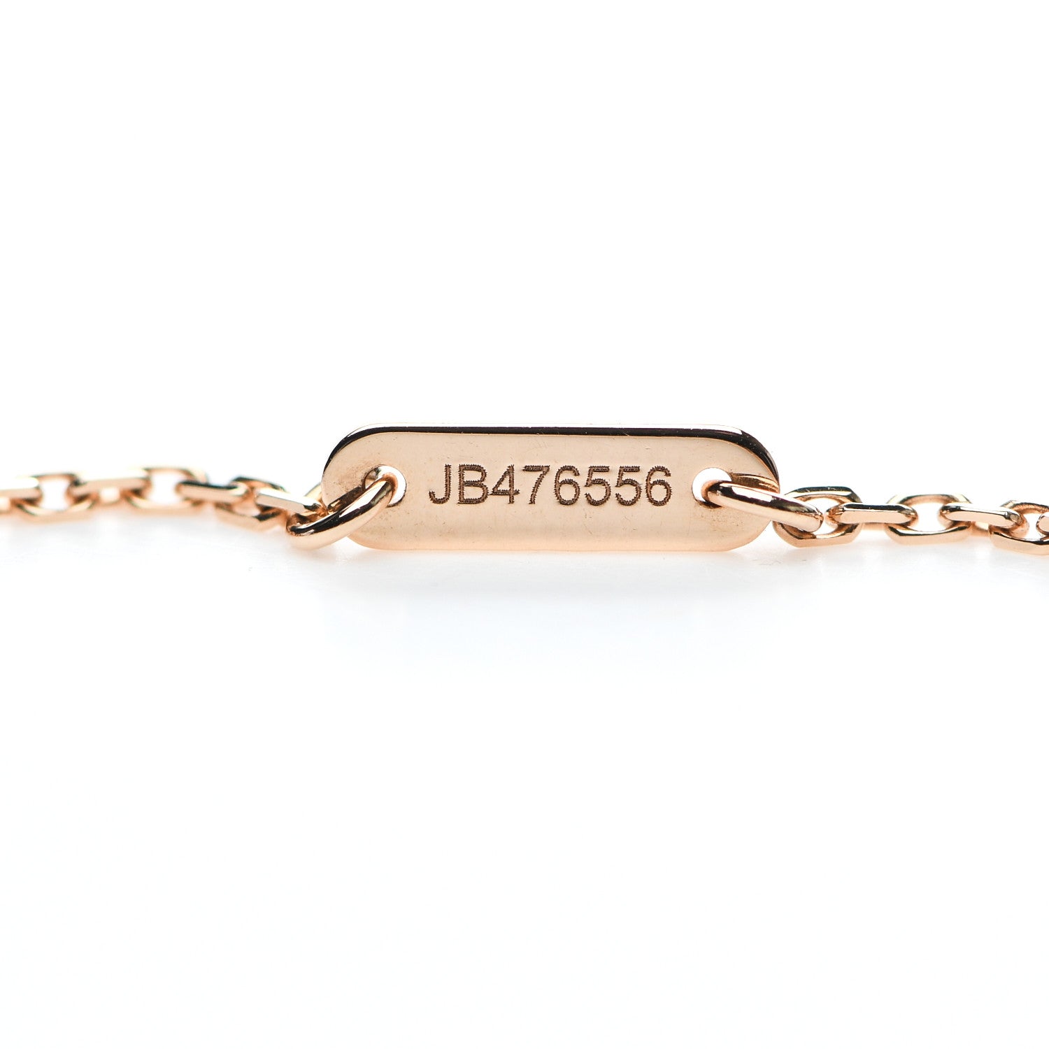 Van Cleef & Arpels 18K Rose Gold Carnelian Sweet Alhambra Pendant Necklace 4 of 6