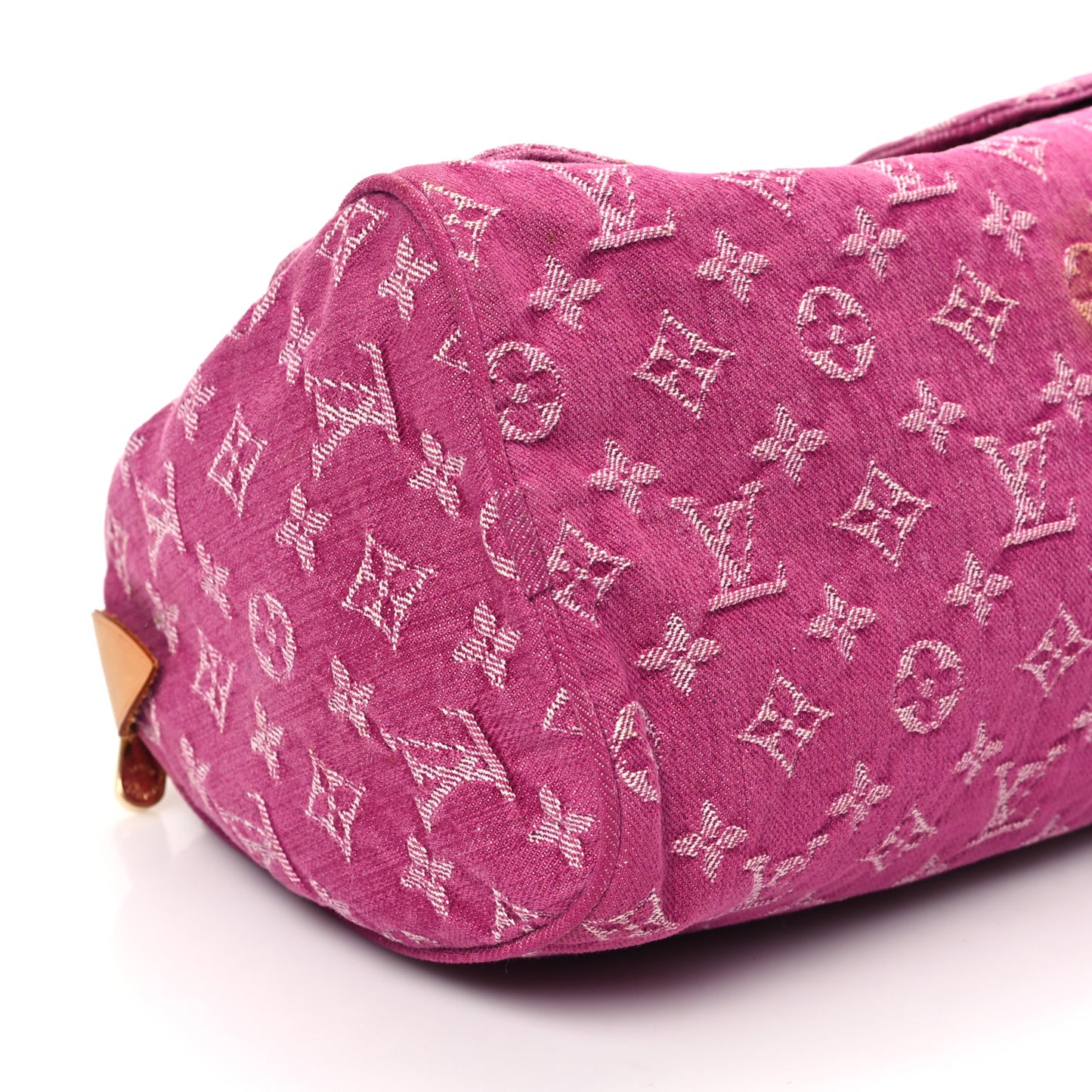 Monogram Denim Neo Speedy Fuchsia