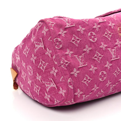 Louis Vuitton Monogram Denim Neo Speedy Fuchsia 8 of 12