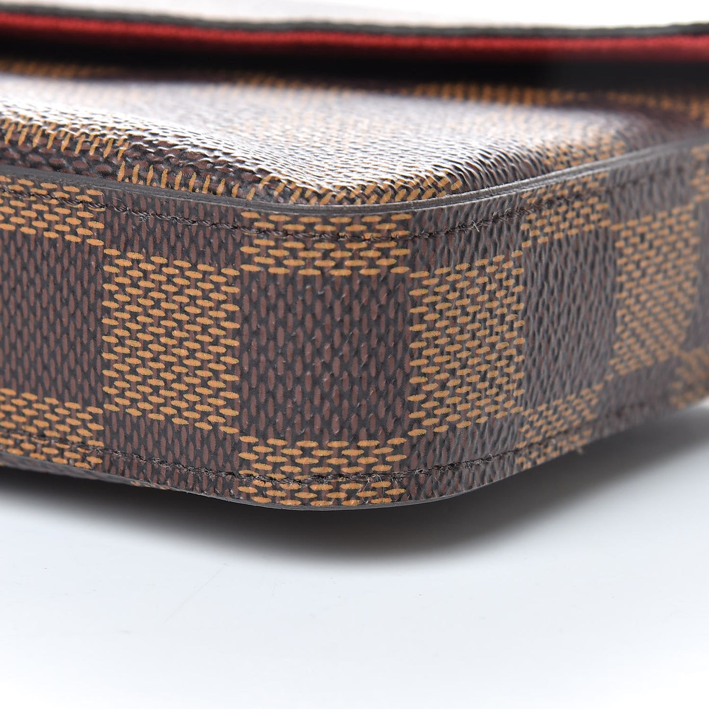 Damier Ebene Pochette Felicie Chain Wallet