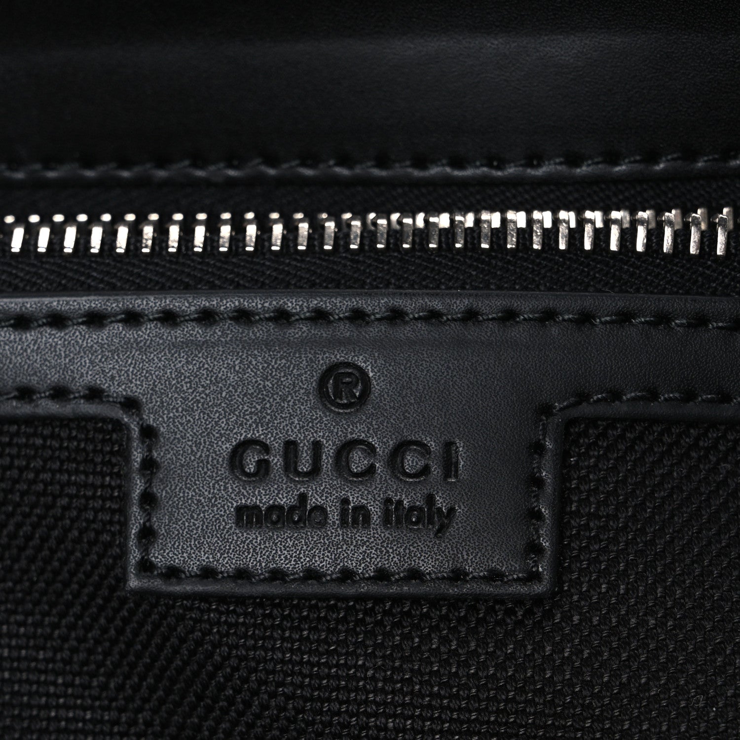Gucci GG Supreme Monogram Appia Calfskin Web Crossbody Bag Black Grey 6 of 10