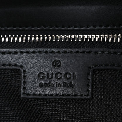 Gucci GG Supreme Monogram Appia Calfskin Web Crossbody Bag Black Grey 6 of 10