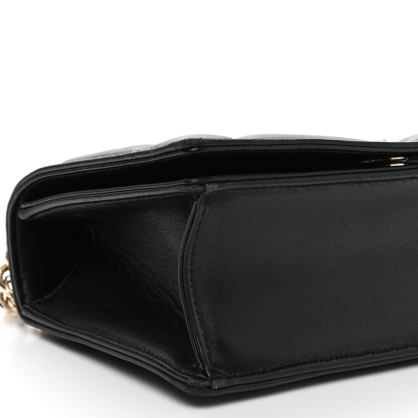 Lambskin Medium Diorama Flap Bag Black