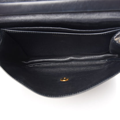 Christian Dior Monogram Flap Navy Blue 5 of 9