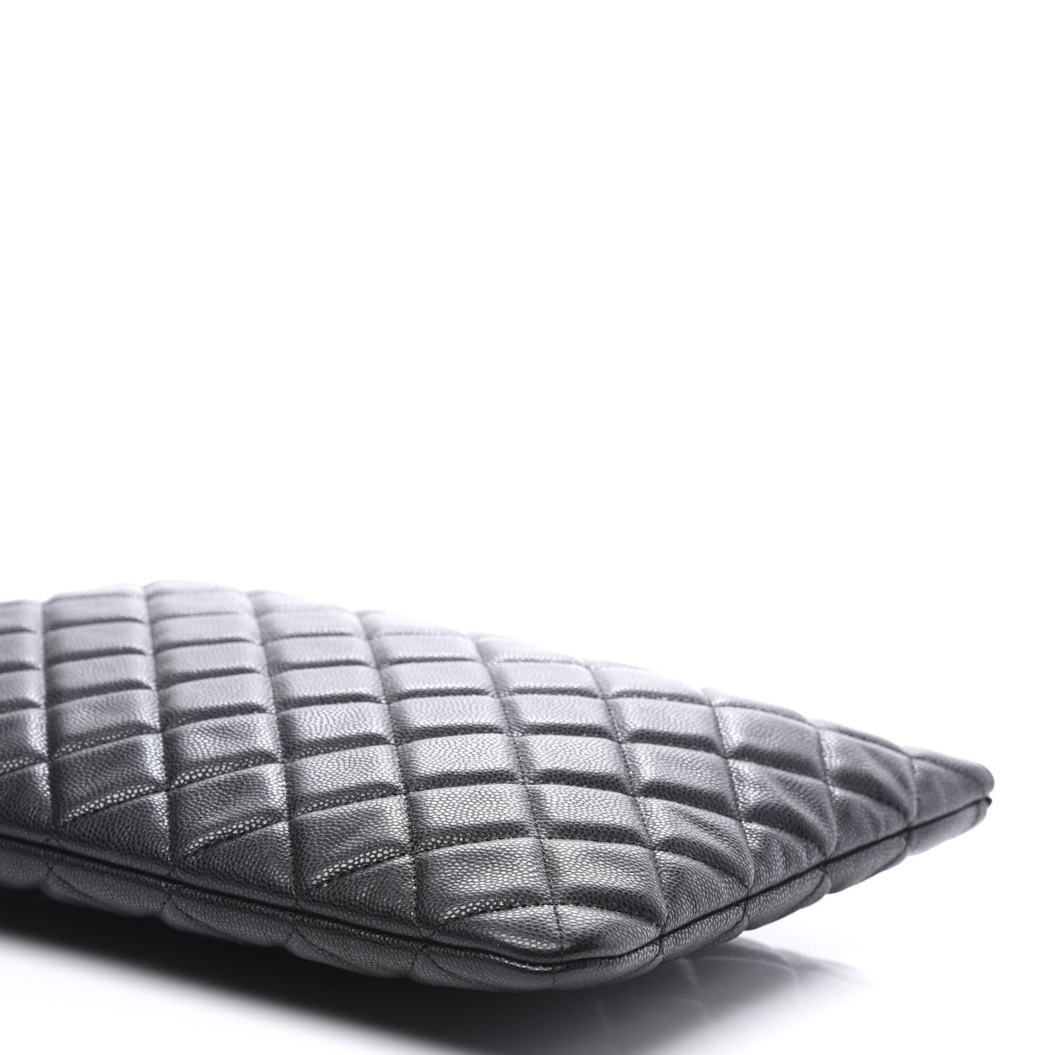 Chanel Caviar Quilted Medium Cosmetic Case Black 8 of 9