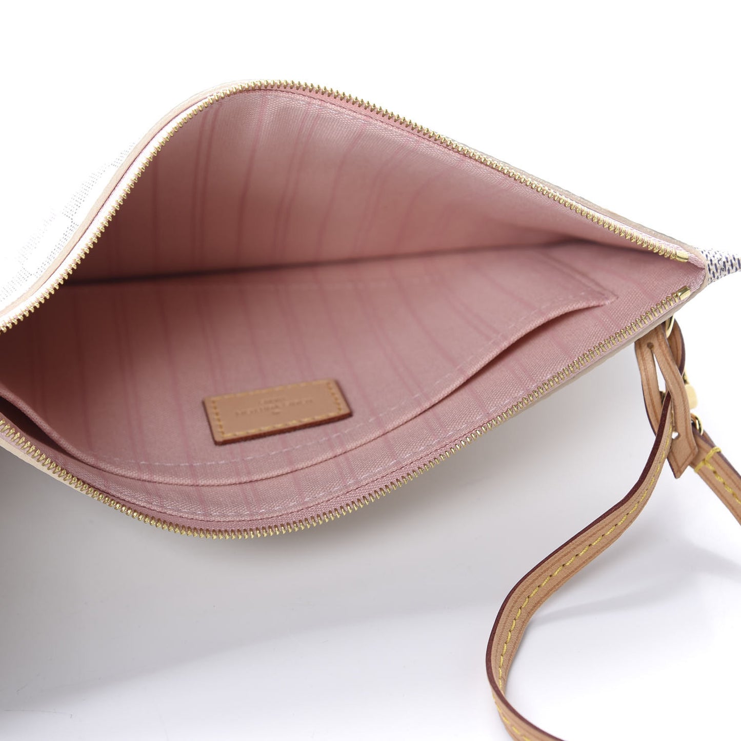 Damier Azur Neverfull MM GM Pochette Rose Ballerine