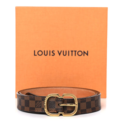 Louis Vuitton Damier Ebene Mini 25mm Belt 80 32 10 of 10