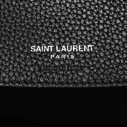 Saint Laurent Grained Calfskin Large Souple Sac De Jour Black 6 of 9