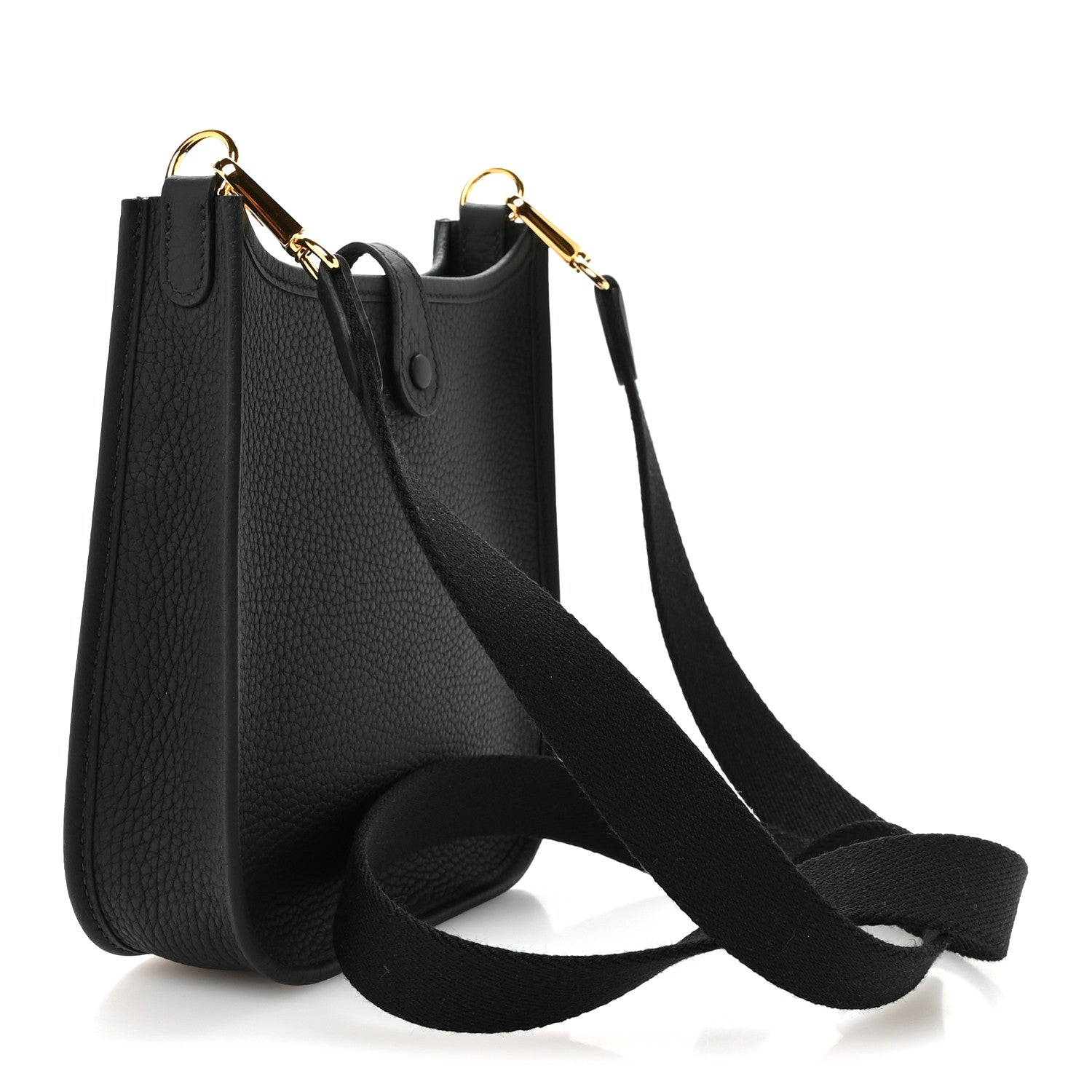 Hermes Taurillon Clemence Evelyne TPM Black 5 of 21