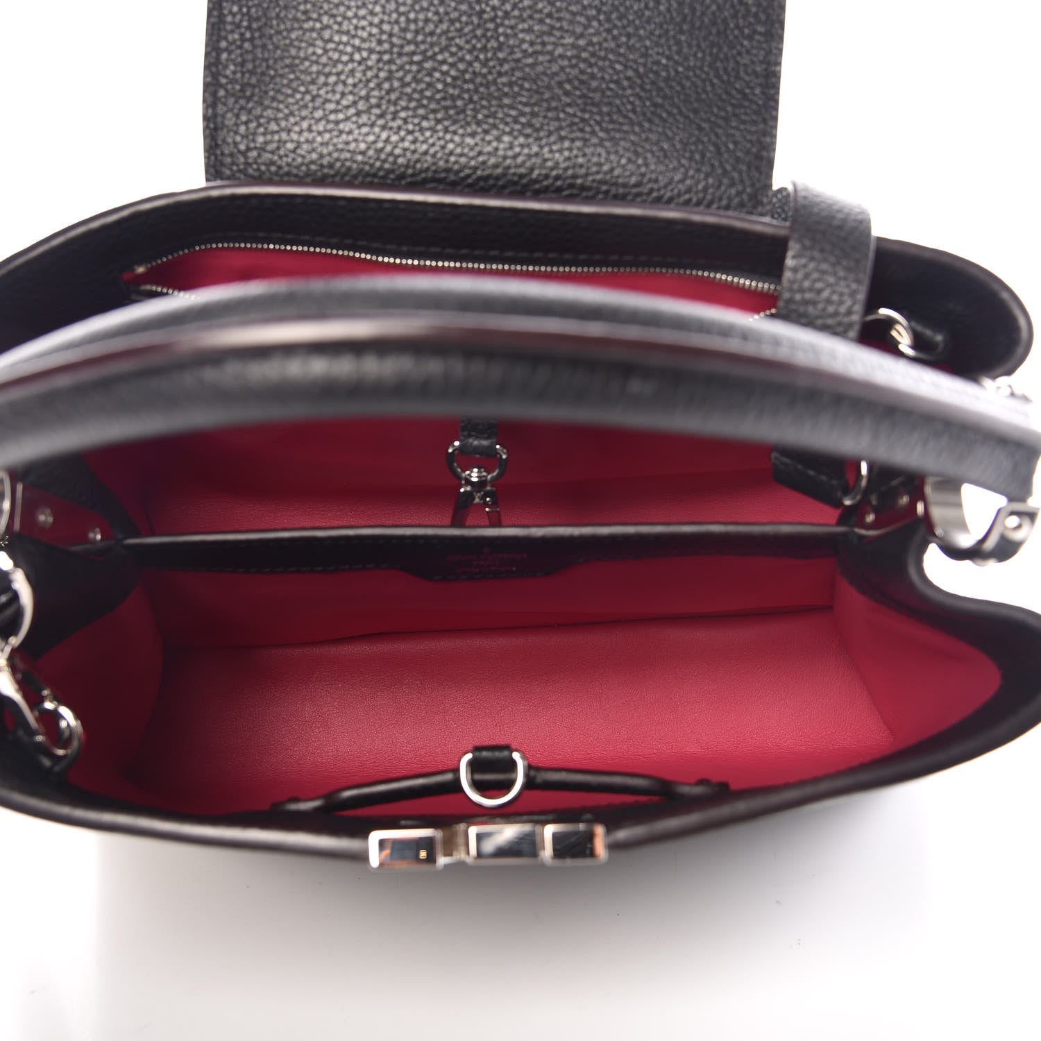 Louis Vuitton Taurillon Capucines PM Black 8 of 8