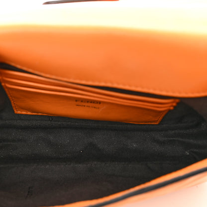 Fendi Nappa FF 1974 Embossed Mini Baguette Clementine 6 of 11