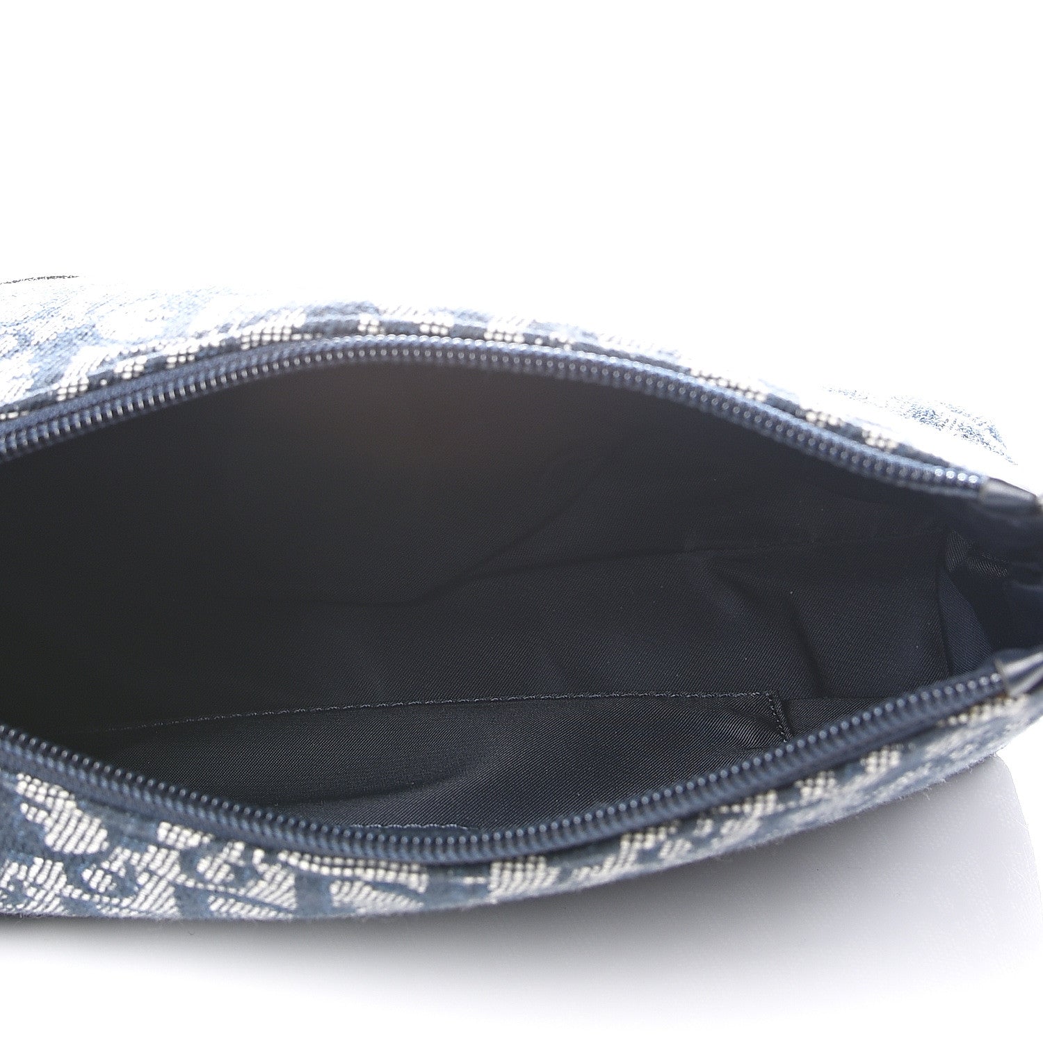 Christian Dior Monogram Shoulder Bag Pochette Blue 4 of 9